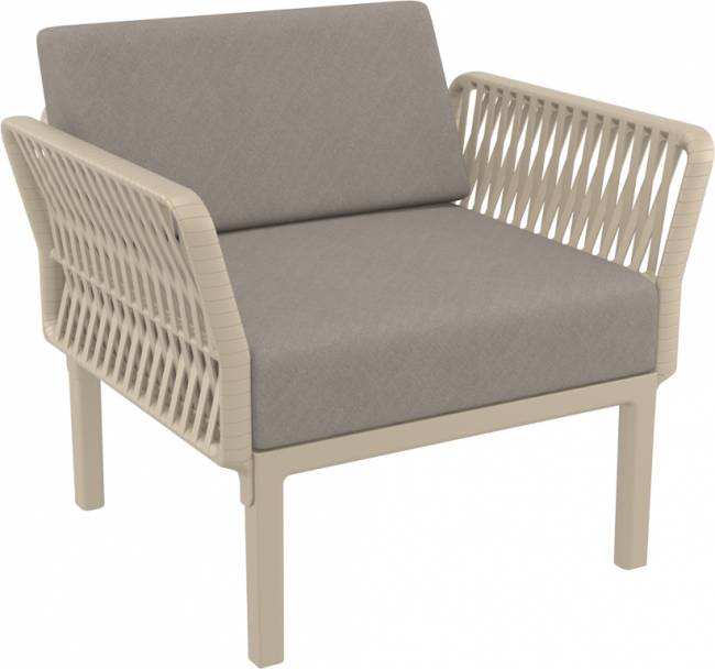 Подушка для спинки кресла Portofino Lounge светло-коричневый 700х350х190 мм