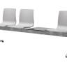 Система с тремя сиденьями и столиком Alice Bench светло-серый 2020х520х820 мм Система с тремя сиденьями и столиком Alice Bench светло-серый 2020х520х820 мм