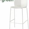 Стул пластиковый барный Mentha Go Green лен 490х520х1110 мм