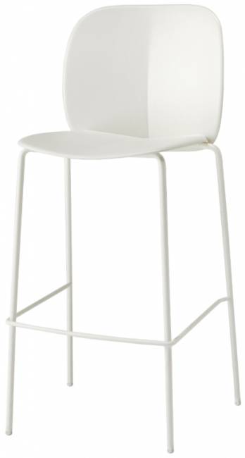 Стул пластиковый барный Mentha Go Green лен 490х520х1110 мм