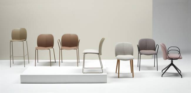 Стул пластиковый барный Mentha Go Green лен 490х520х1110 мм