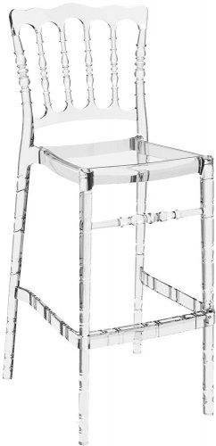 Стул прозрачный барный Opera Bar  75
