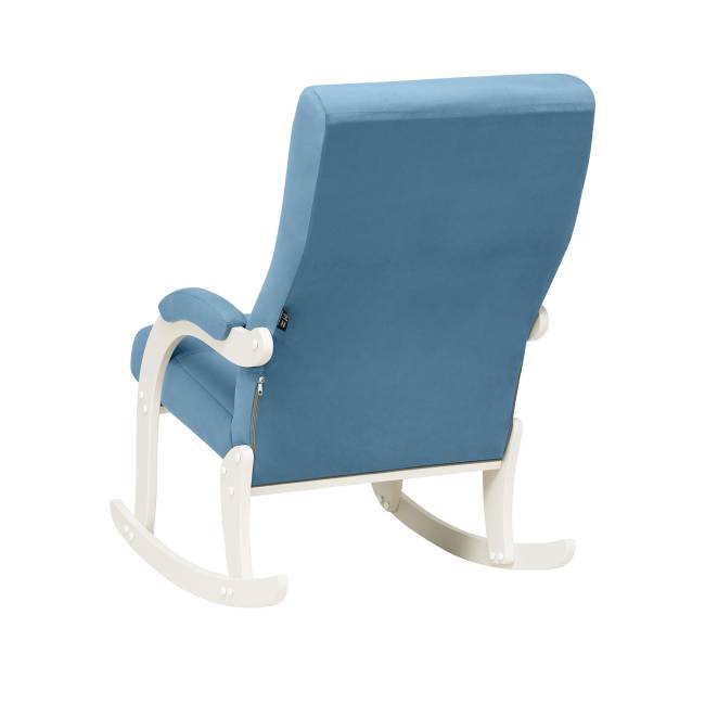 Кресло-качалка Leset Дэми Слоновая кость V47 синий