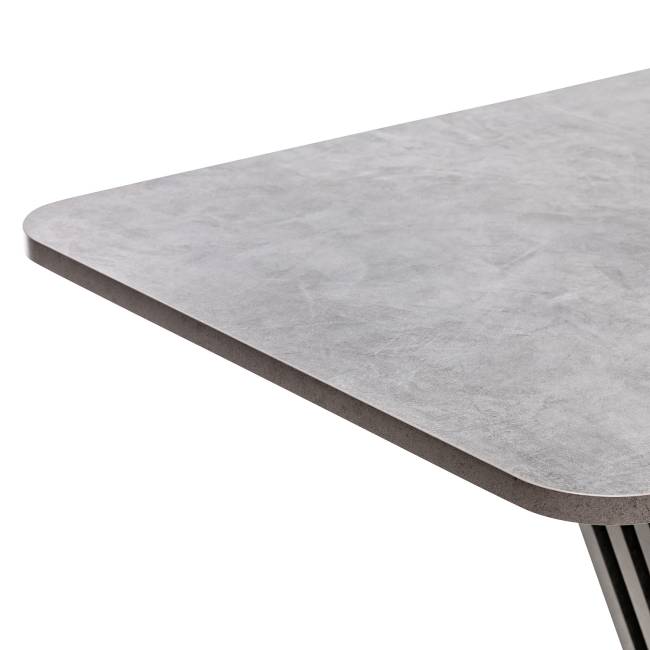 Стол раздвижной Leset Гросс Камень темный, компаньон Графит