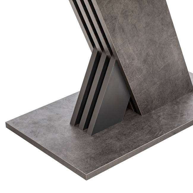 Стол раздвижной Leset Гросс Камень темный, компаньон Графит