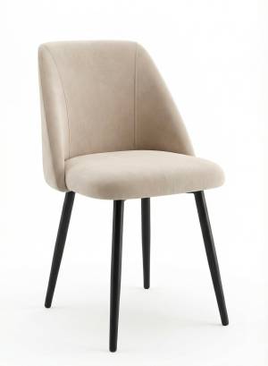 Стул DikLine 335 B03 BEIGE, ножки черные