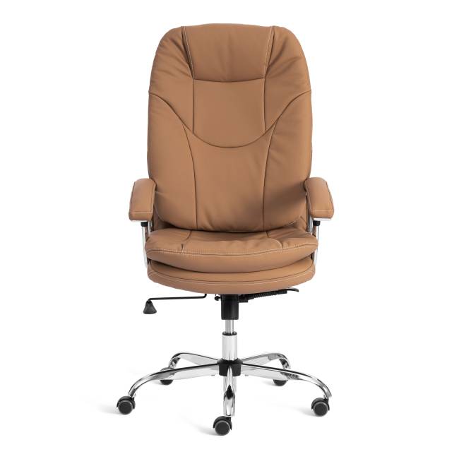 Кресло Softy Lux/Софти Люкс Экокожа LUX Classic 18-13, св.-коричневый св.-коричневый Экокожа LUX Classic 18-13