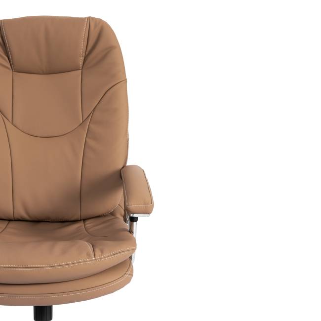 Кресло Softy Lux/Софти Люкс Экокожа LUX Classic 18-13, св.-коричневый св.-коричневый Экокожа LUX Classic 18-13