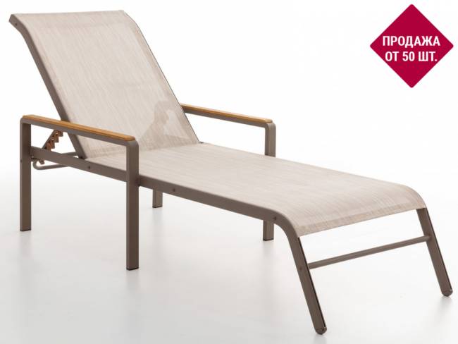 Лежак металлический Alacati 1950х680х430 мм