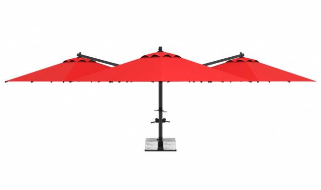 Зонт профессиональный четырехкупольный 6.53х6.53 м Banana Quadro 6530х6530 мм Зонт профессиональный четырехкупольный 6.53х6.53 м Banana Quadro 6530х6530 мм