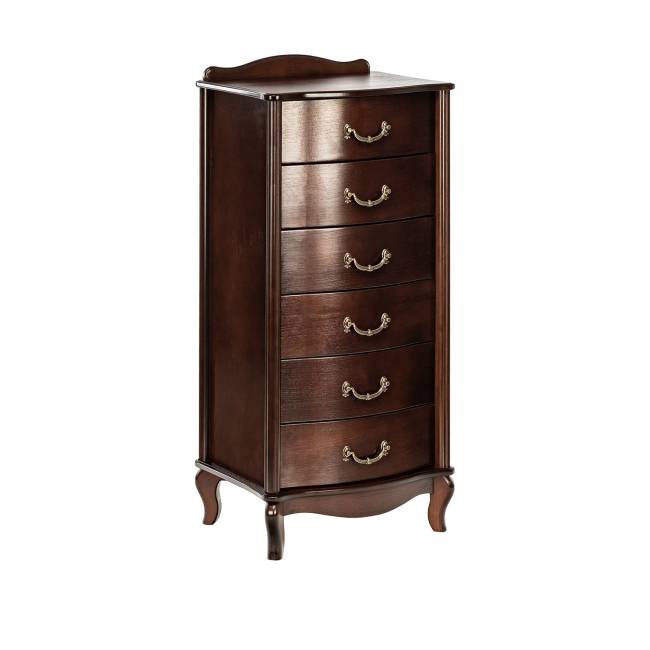 Комод Leset "Джульетта" узкий (6 ящ.) Орех