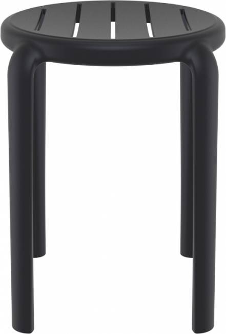 Табурет пластиковый Tom 45 черный 340х340х450 мм