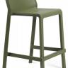 Стул пластиковый полубарный Trill Stool Mini агава 475х505х855 мм