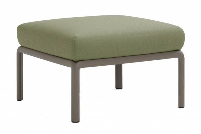 Пуф пластиковый с подушкой Komodo Pouf тортора, джунгли 700х700х490 мм