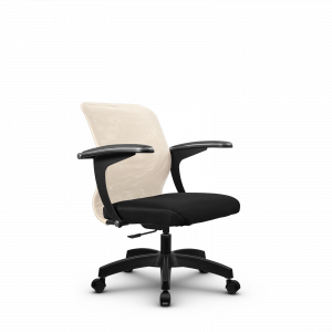 Кресло SU-M-4/подл.160/осн.005, бежевый/черный