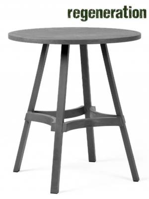 Стол пластиковый обеденный Combo 70 базальт Ø700х750 мм