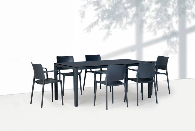 Столешница прямоугольная Solid Compact 1390x790 черное дерево 1390х790х12 мм