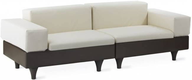 Диван пластиковый с подушками Happylife Standard 2400х900х810 мм