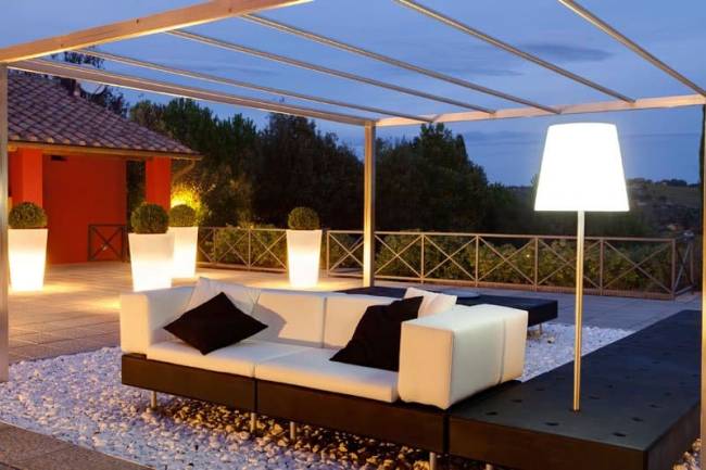 Диван пластиковый с подушками Happylife Standard 2400х900х810 мм