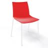 Стул пластиковый Kanvas NA красный 470х500х790 мм