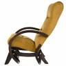 Кресло-качалка маятник Мэтисон ткань охра, каркас венге структура Кресло-качалка маятник Мэтисон ткань охра, каркас венге структура