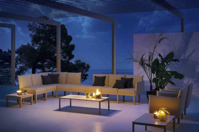 Пуф-столик пластиковый Conga Table 540х540х320 мм Пуф-столик пластиковый Conga Table 540х540х320 мм