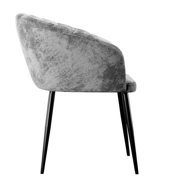 Стул DikLine 441 M13 светло-серый, ножки черные Стул DikLine 441 M13 светло-серый, ножки черные