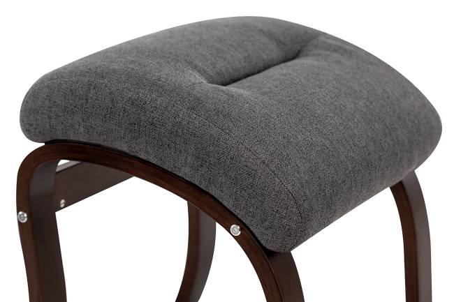 Пуф Leset Лион универсальный Орех текстура Malmo 95 (темно-серый)