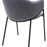 Стул ДИЛЛ, цвет H-14 Серый, велюр / черный каркас М-City