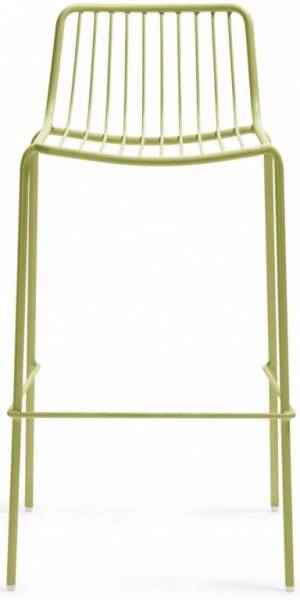 Стул металлический барный Nolita зеленый шалфей 505х485х960 мм