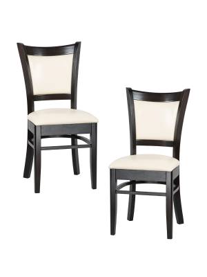 Набор 2 шт Стул обеденный DOBRIN GARRY, капучино, кремовый