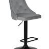 Набор 2 шт Стул барный DOBRIN JOSEPH BLACK, серый велюр (MJ9-75)