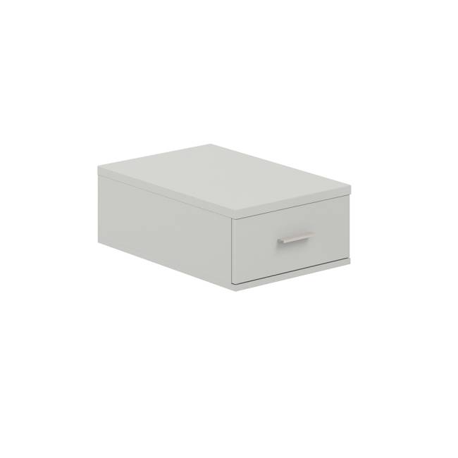 SG.531.SH.SH / Подвесная тумба с 1 ящ., 600, 400х446х173 / корпус: серый бархат; фасады: серый бархат