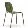 Стул металлический Si-Si Dots оливковый 500х550х800 мм