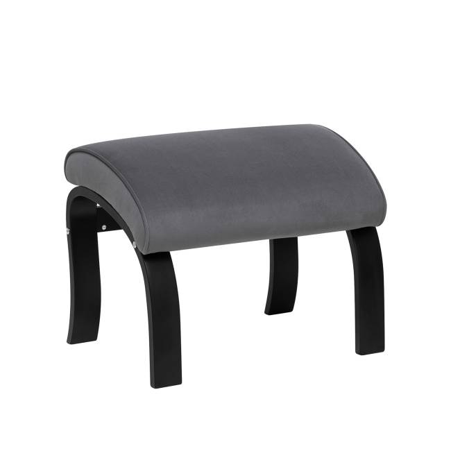 Пуф Leset Универсальный с кантом Венге V32 серый, кант V32 серый