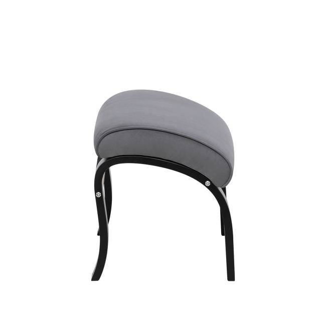 Пуф Leset Универсальный с кантом Венге V32 серый, кант V32 серый