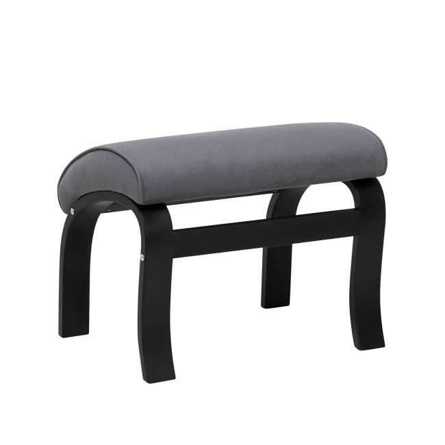 Пуф Leset Универсальный с кантом Венге V32 серый, кант V32 серый