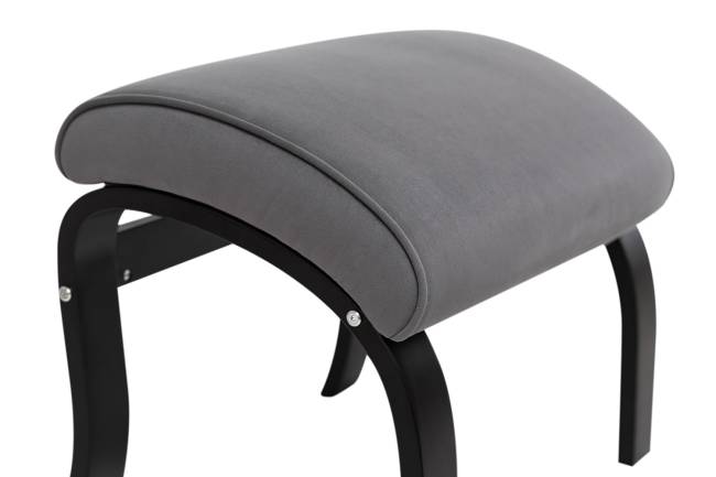 Пуф Leset Универсальный с кантом Венге V32 серый, кант V32 серый