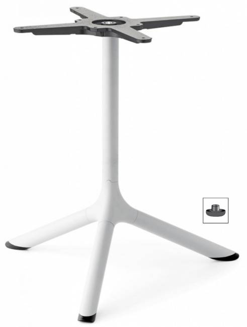 Подстолье металлическое Tripe белый Ø610х500 мм