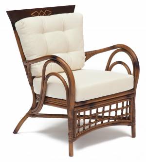 Кресло Secret De Maison Kavanto  натуральный ротанг, 70*74*90 см, коричневый античный / Brown Antique коричневый античный / Brown Antique натуральный ротанг