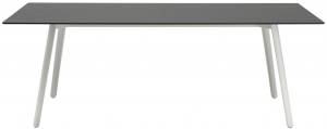 Стол ламинированный Squid белый, антрацит 2090х1000х730 мм