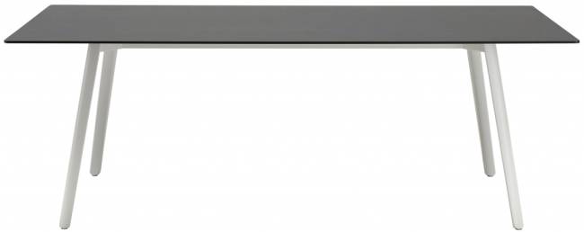 Стол ламинированный Squid белый, антрацит 2090х1000х730 мм Стол ламинированный Squid белый, антрацит 2090х1000х730 мм