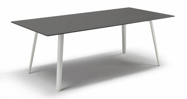 Стол ламинированный Squid белый, антрацит 2090х1000х730 мм Стол ламинированный Squid белый, антрацит 2090х1000х730 мм