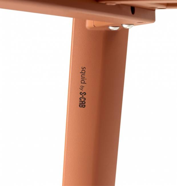 Стол ламинированный раздвижной Squid Extendable терракотовый, цементный 2090-2490-2890х1000х730 мм