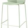 Стул пластиковый барный Mentha Go Green зеленый шалфей 490х520х1110 мм