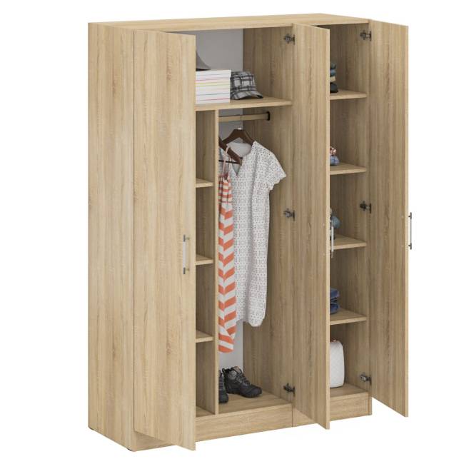 Шкаф 2-х створчатый и Пенал Стандарт цвет дуб сонома