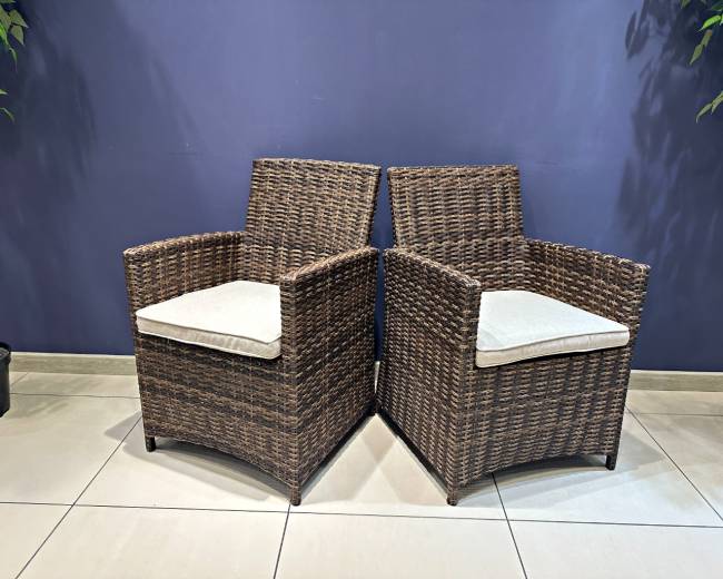 Комплект кресел FIONA в коричневом цвете Комплект кресел FIONA в коричневом цвете