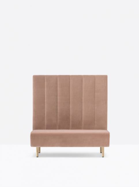 Диван модульный мягкий Modus 2.0 беленый ясень, розовый 3900х640х1400 мм Диван модульный мягкий Modus 2.0 беленый ясень, розовый 3900х640х1400 мм