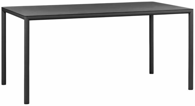 Стол обеденный ламинированный Piave 160х90 антрацит 1590х890х760 мм