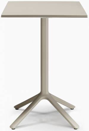 Стол барный пластиковый Eco Fixed тортора 700х700х1090 мм